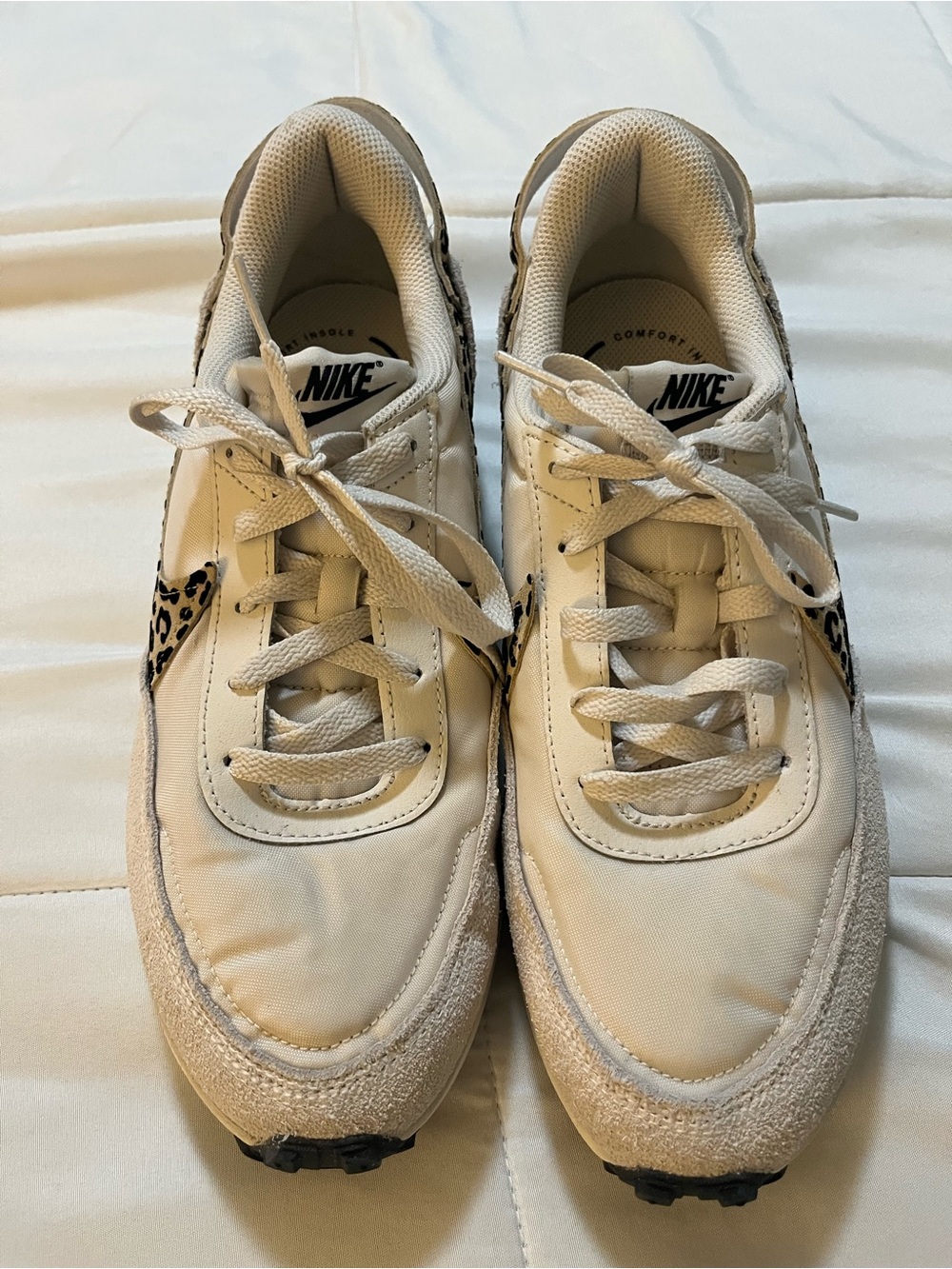 NWOT Nike Women's Waffle Debut Sneaker Size 11 Leopard - Picture 6 of 14